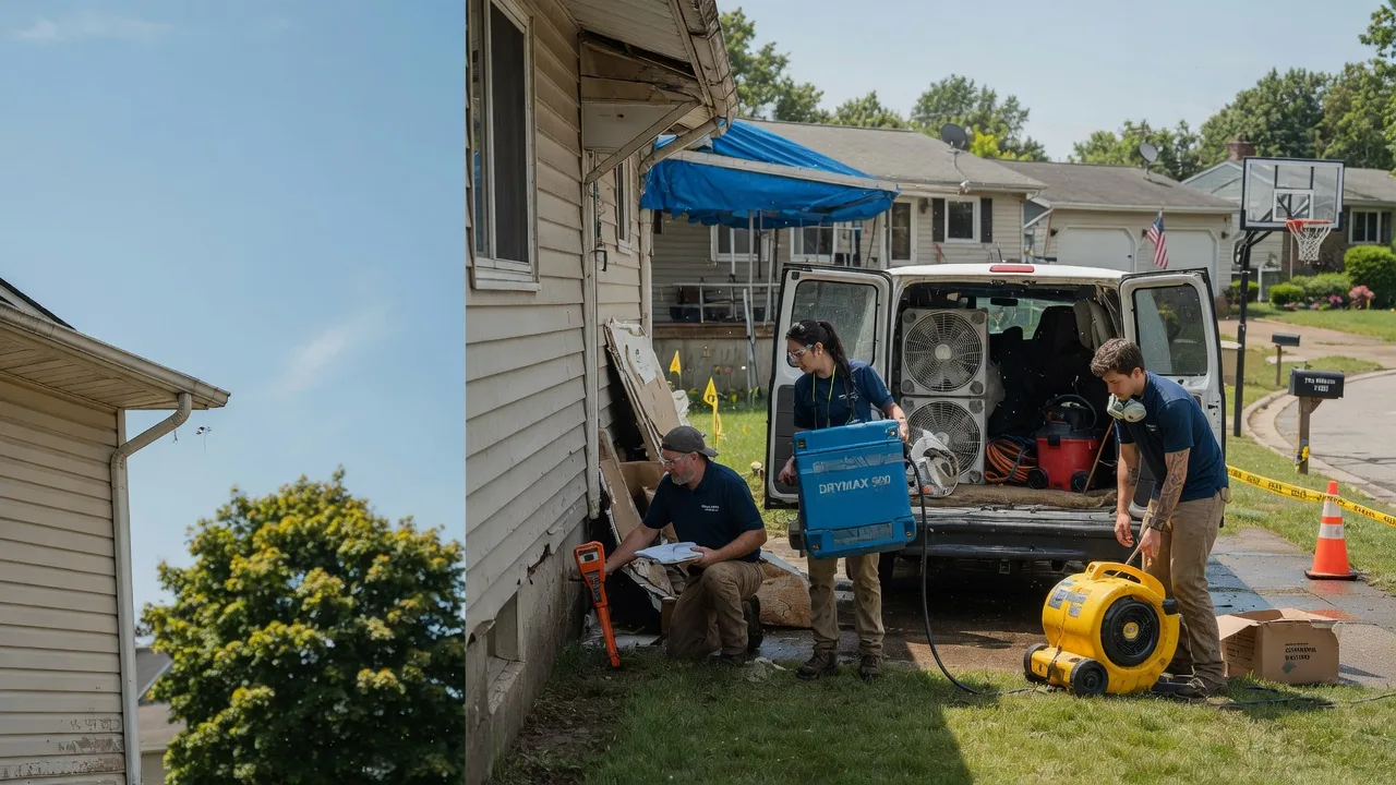 Ceiling Leak Cleanup in Keyser, WV near me